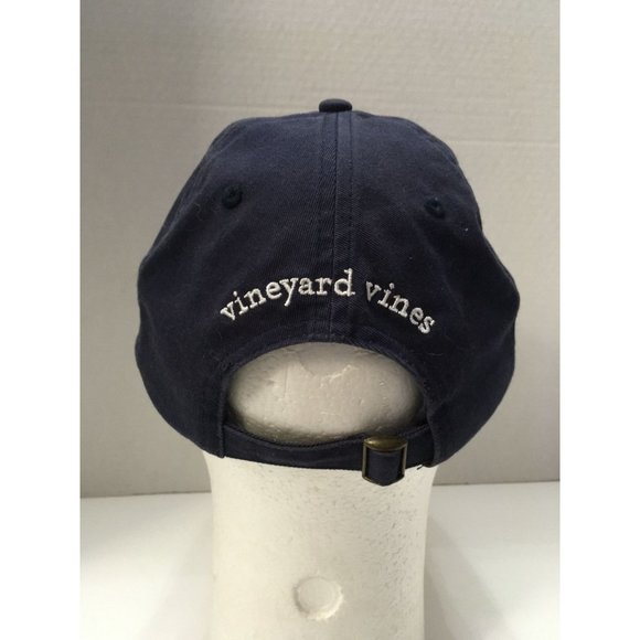 Vineyard Vines Blue Savannah Adjustable Unisex Logo Casual Outdoor Hat - Picture 3 of 5